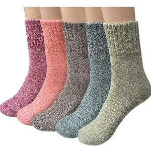 Pack of 5 Woman's Wool Socks